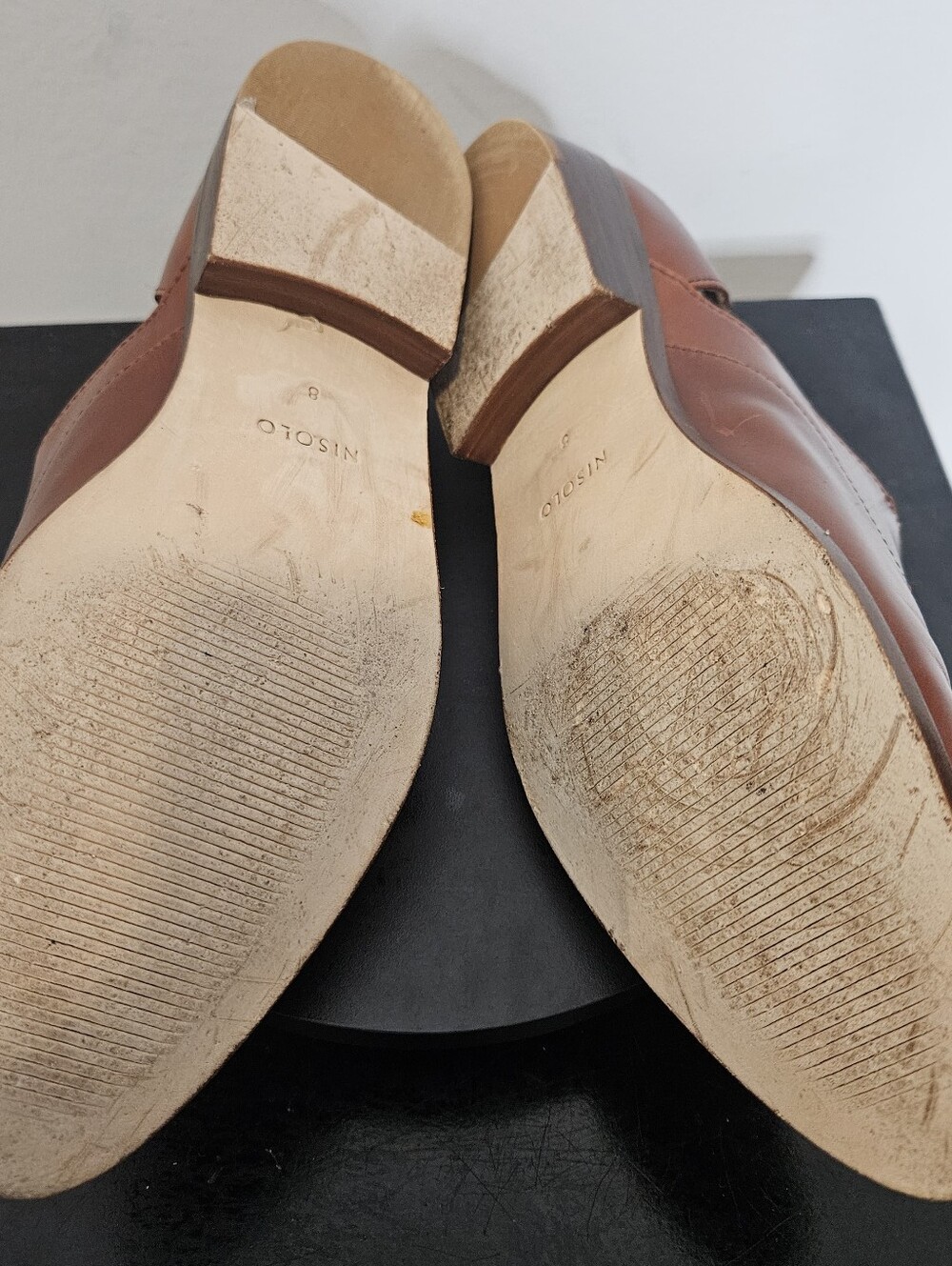 Nisolo Emma d'Orsay Oxfords 2.0 Color Brandy US Women's Size 8 - Picture 9 of 9